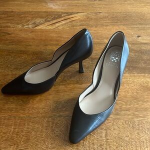 Vince Camuto black heels size 9. Lightly worn